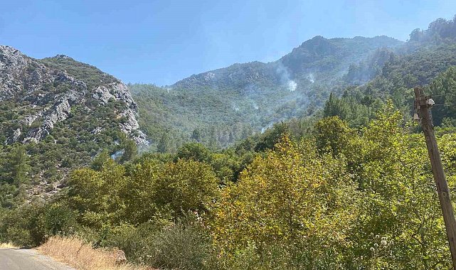 Mersin Anamur'daki orman yangını büyük ölçüde kontrol altına alındı