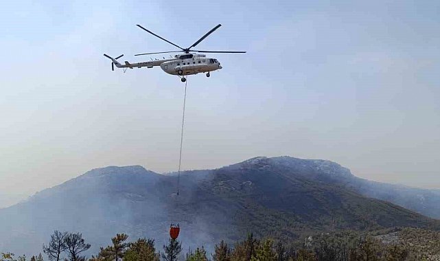 Mersin Silifke'deki orman yangını 3'üncü gününde