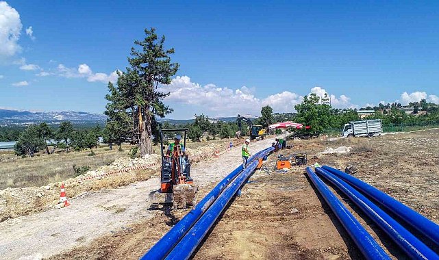 MESKİ, Erdemli'de içme suyu çalışmalarını sürdürüyor