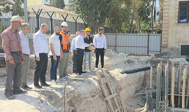Midyat Belediyesi ek hizmet binasının temeli atıldı