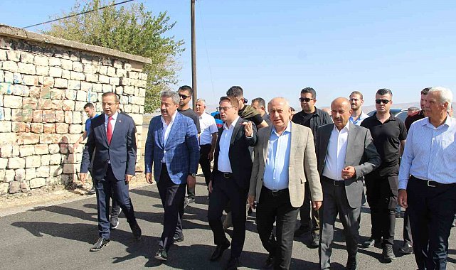 Milletvekili Arslan Tatar, Cizre'de yapımı tamamlanan köy yollarını inceledi