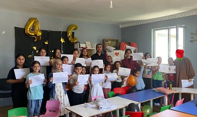 Minikler kur'an sevincini yaşadı