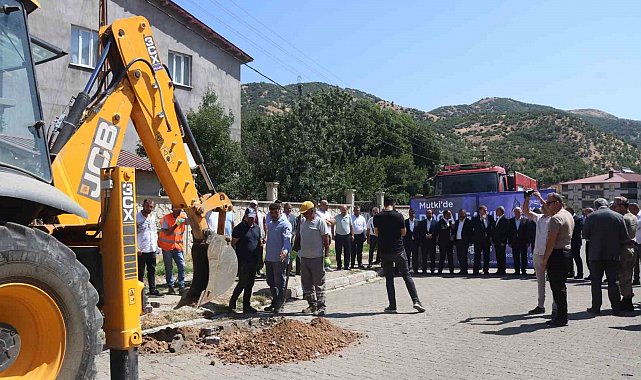 Mutki'de doğal gaz sevinci