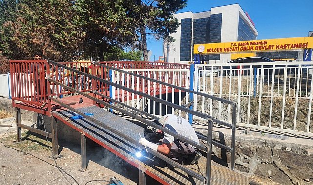 Necati Çelik Devlet Hastanesi karşısına yeni yaya köprüsü