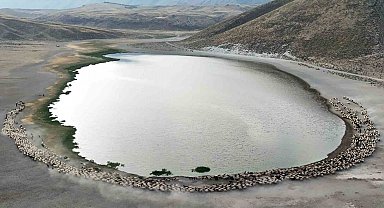 Nemrut'ta toz bulutu içinde görsel şölen