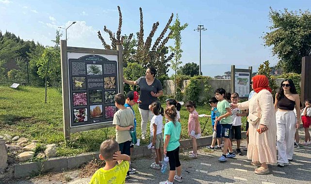 Öğrenciler botanik bahçesinde doğayla buluştu