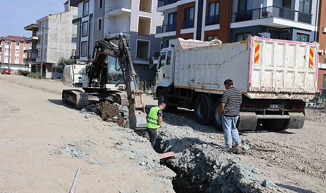 Ordu Şehir Hastanesi'nin içme suyu ve kanalizasyon hattı çalışmaları sürüyor