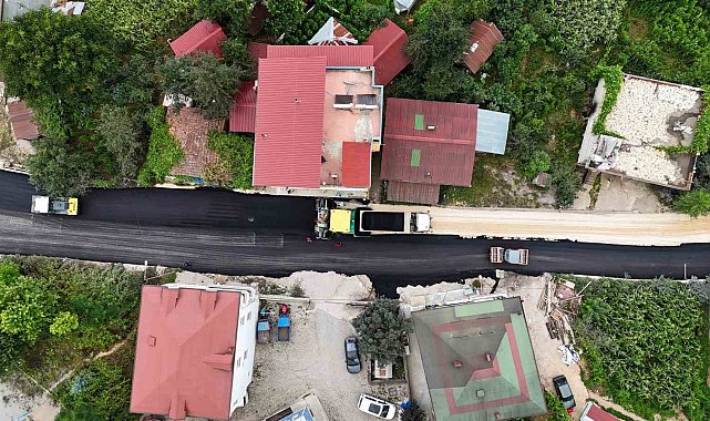 Ordu'da asfalt çalışmaları devam ediyor