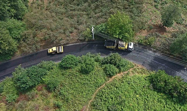 Ordu'da asfalt seferberliği devam ediyor