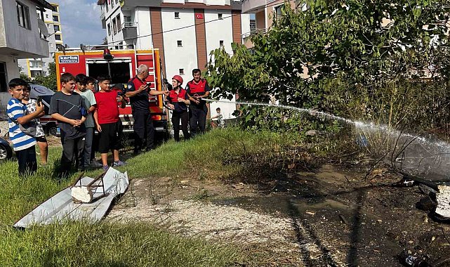 Ordu'da plastik atık yangını paniğe neden oldu