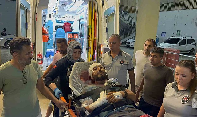 Orman yolu çalışmasında patlatılan dinamit işçiyi ağır yaraladı