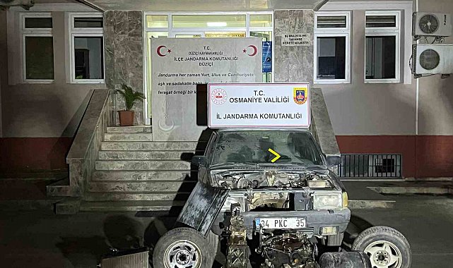 Osmaniye'de çalınan otomobil Kahramanmaraş'ta bulundu: 2 tutuklama