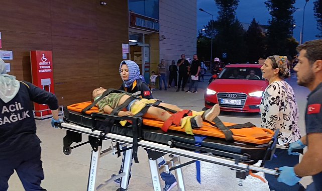 Otomobilin çarptığı bisikletli çocuk ağır yaralandı