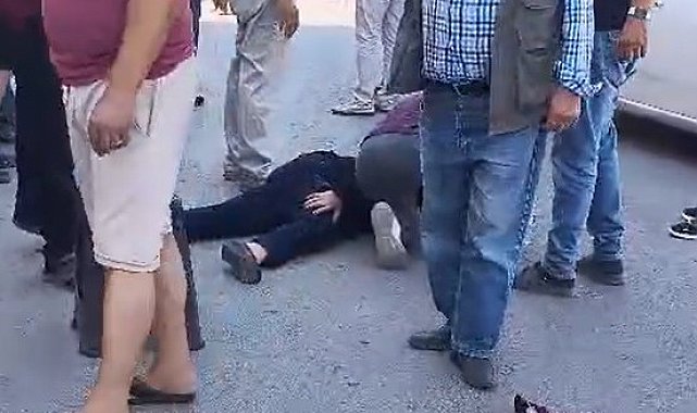 Otomobilin çarptığı yaya yaralandı