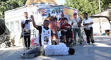 Özel bireylerden "Gazze" için anlamlı etkinlik