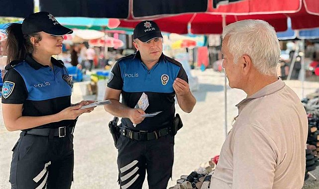 Pazarda dolandırıcılık ve sahte para uyarısı