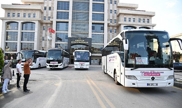 Pursaklar'ın kültür gezilerinde ilk kafile yola çıktı