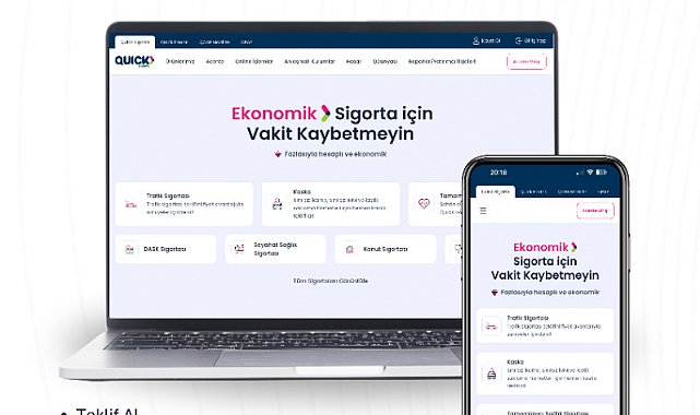 Quick Sigorta web sitesini yeniledi