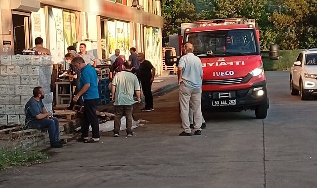 Rize'de yük asansörüne sıkışan şahıs hayatını kaybetti