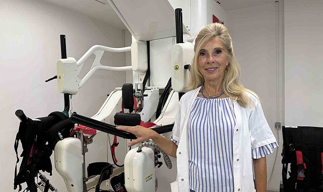 Robotik rehabilitasyon cihazı hastalara umut oluyor