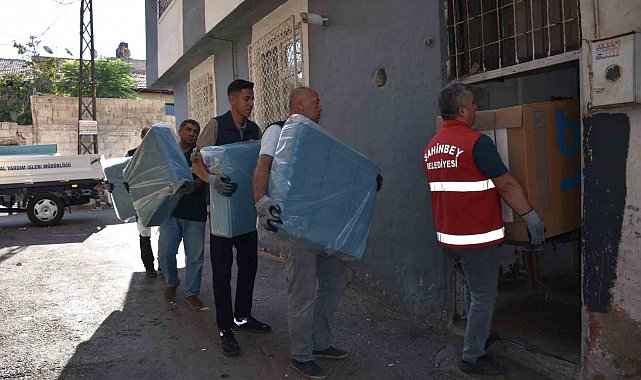 Şahinbey Belediyesi'nden ihtiyaç sahibi aileye destek