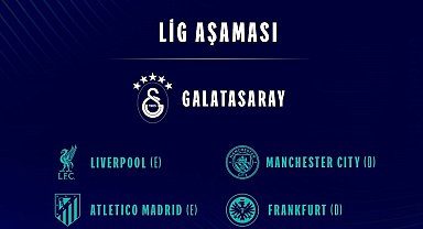 Şampiyonlar Ligi'nde Galatasaray'ın rakipleri belli oldu
