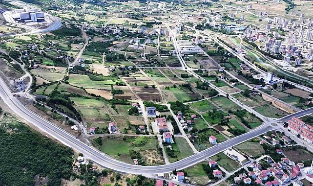 Samsun Şehir Hastanesi yolunda köprü ve kavşak çalışmaları sürüyor