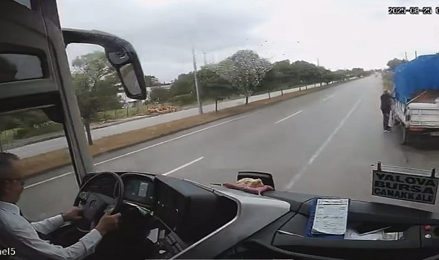 Samsun'da 2 kişinin öldüğü otobüs kazasının dehşet görüntüleri ortaya çıktı