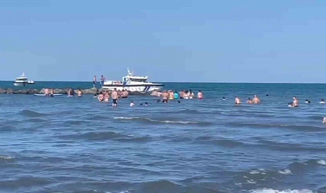 Samsun'da boğulma tehlikesi geçiren genç baygın halde hastaneye kaldırıldı