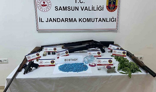 Samsun'da jandarmadan uyuşturucu operasyonu: 2 gözaltı