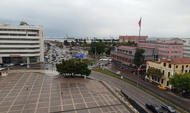Samsun'u serinleten yağmur