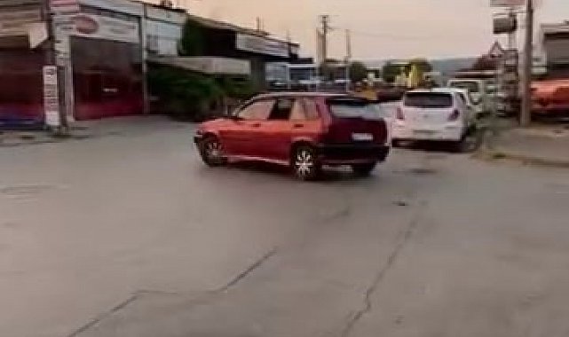 Sanayi içinde attığı drift 55 bin liraya mal oldu