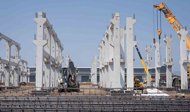 Sanayi sitesi hızla ilerliyor