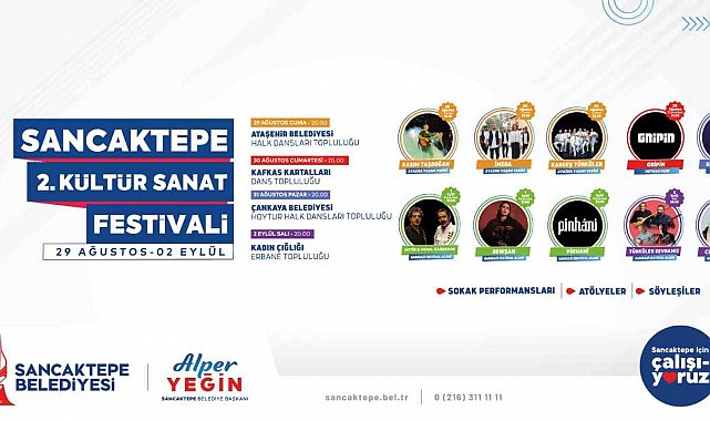 Sancaktepe 2. Kültür ve Sanat Festivali başlıyor