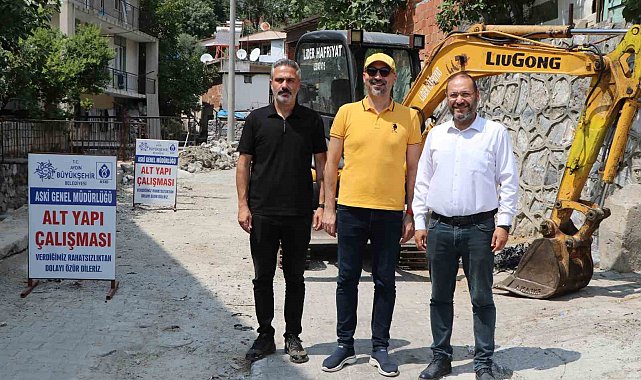 Savuca Mahallesi'ndeki sorununa ASKİ kalıcı çözüm getiriyor