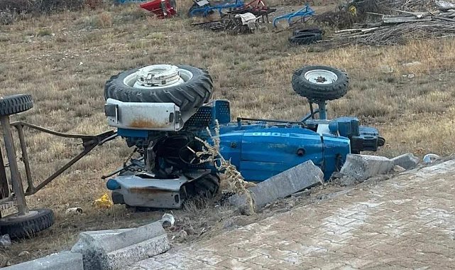 Şefaatli'de traktör kazasında karı koca hayatını kaybetti