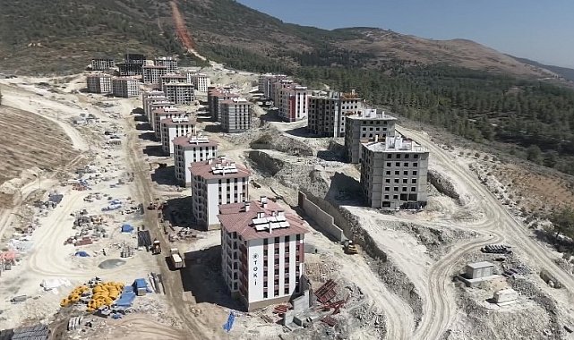 Serinyol ve Alahan'da afet konutları yükseliyor