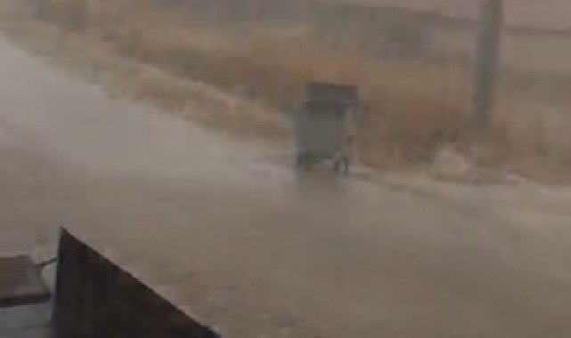 Seyitgazi'de ağustos ayında sağanak yağış