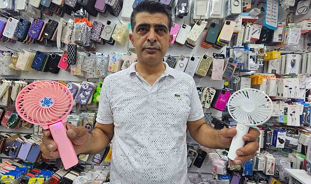 Sıcak havadan bunalanlar, mini vantilatörlere yöneldi