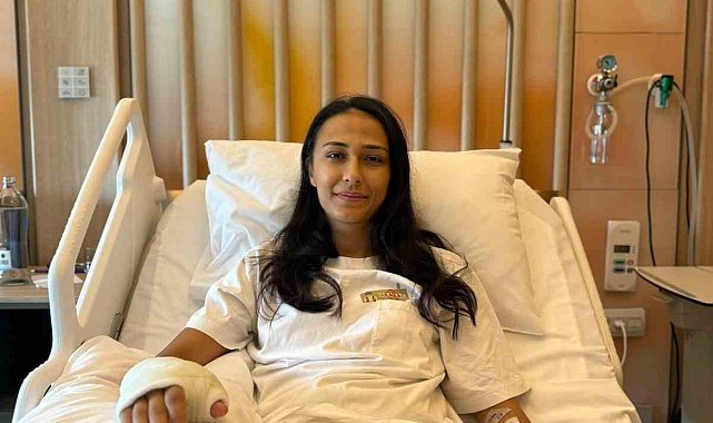 Simge Aköz, elinden operasyon geçirdi
