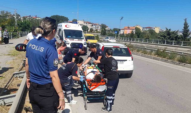 Sinop'ta kaza: 1 yaralı