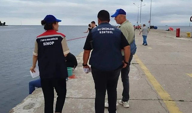 Sinop'ta olta avcıları sürdürülebilir balıkçılık için bilgilendirildi