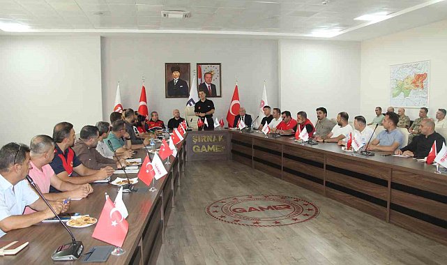 Şırnak'ta deprem tatbikatı toplantısı