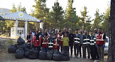 Sivil toplum kuruluşlarından ormanda temizlik seferberliği