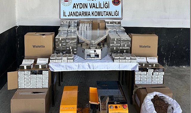 Söke'de kaçak tütün operasyonu