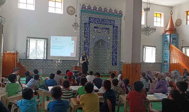Söke'de yaz Kur'an kursu öğrencilerine bilinçlendirme seminerleri