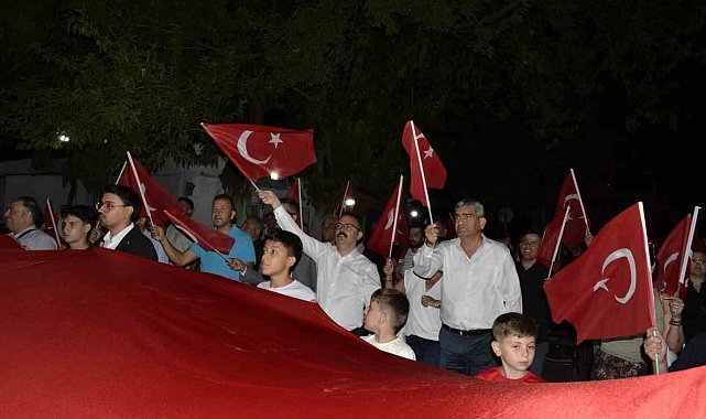 Sultanhisar'da 30 Ağustos kortej yürüyüşü