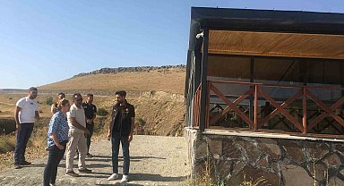 Susuz Şelalesi'nde çevre düzenlemesi yapılıyor