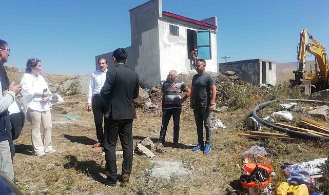 Susuz'da içme suyu depoları yenileniyor