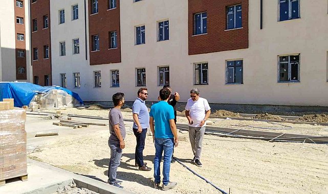 Tabtuk Emre Kız Öğrenci Yurdu inşaatında inceleme yapıldı